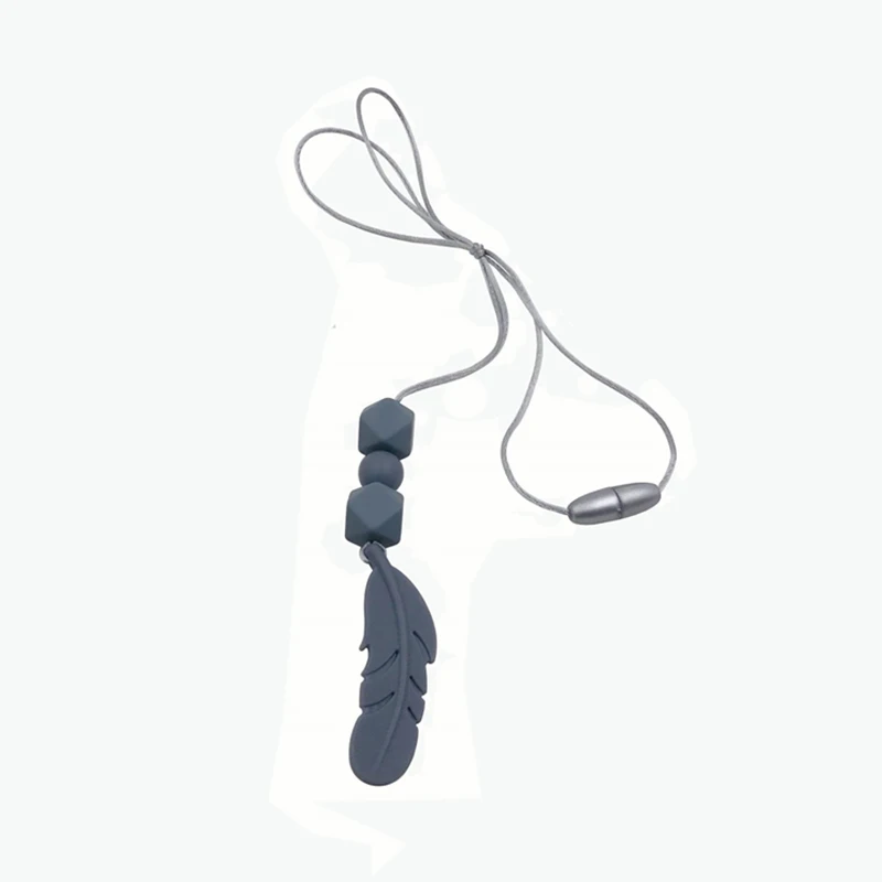 BPA Бесплатный силиконовый Прорезыватель для зубов, детское ожерелье для прорезывания зубов, младенческое ожерелье для грудного вскармливания, игрушка для мамы жевательные ювелирные изделия