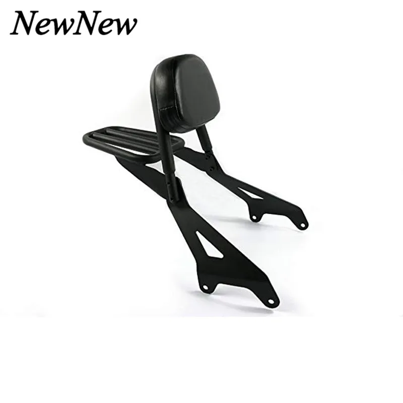 Motorcycle Detachable Backrest Rear Sissy Bar With Pad Luggage Rack For Yamaha V Star Bolt XVS950 XV950 2013