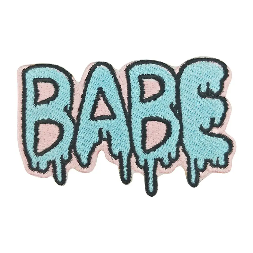 Babe Cute Embroidery Patch for Clothing Decorative patches Lovely Fashion Appliqued on Backpacks Hats Vests Shirts Accessories | Дом и сад