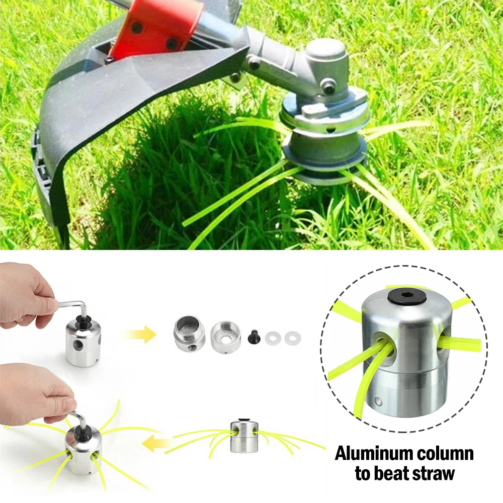 Trimmer For Grass Weed Remover Garden Tool Brushcutter Head Machine Gardening Universal Brush Lawn Mower Accessory | Инструменты