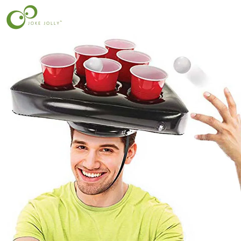 

Inflatable Beer Pong Hat Kids Toy Floating Pong Game For Swimming Pool Party Supplies Beach Inflatable Toys Giant Beer Pong ZXH