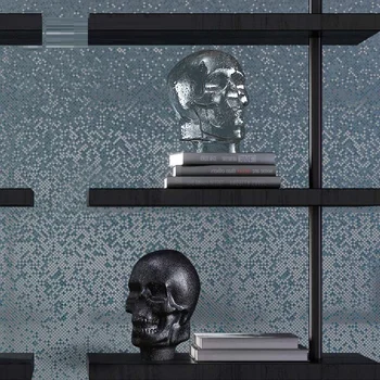

Glass Skull Heads Art Sculpture Decoration Skullcandy Figurine Glass Crafts Nordic Moder Home Decorations Gift R4398