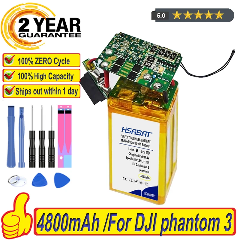 Топ-бренд 100% Новинка 4800 мАч аккумулятор для дрона DJI phantom 3 Professional/3/Standard/Advanced