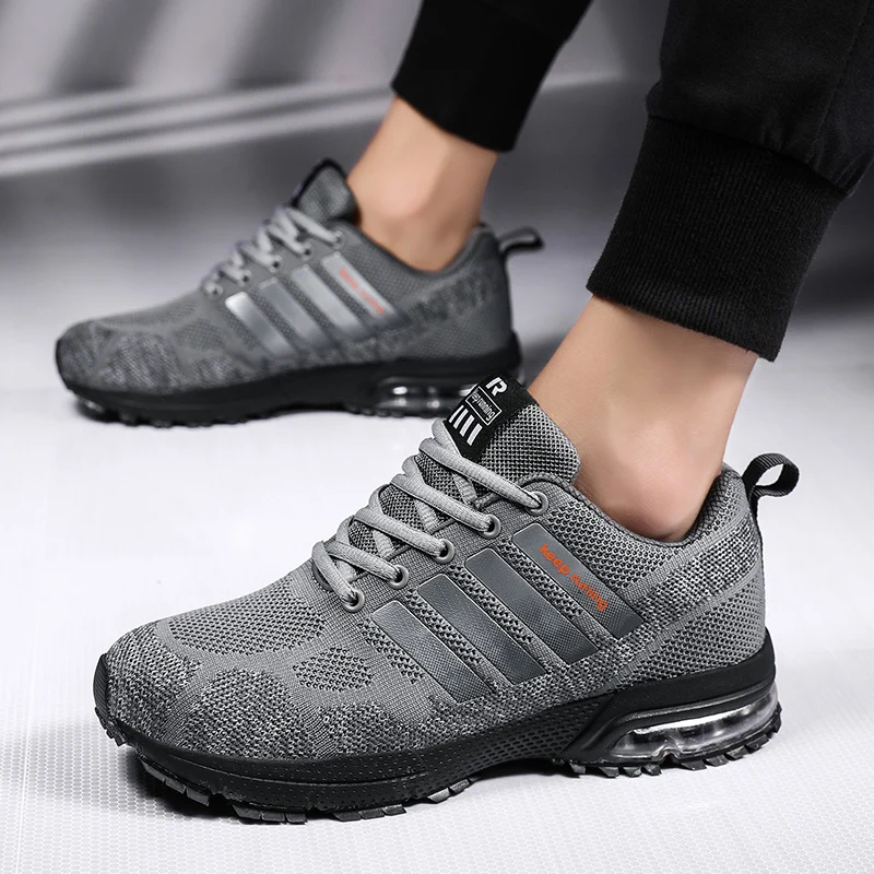 Hot Sale Men Runnning Shoes Breathable Plus Size Sneakers Outdoor Comfortable Sport Jogging Casual Shoes Women Training Footwear