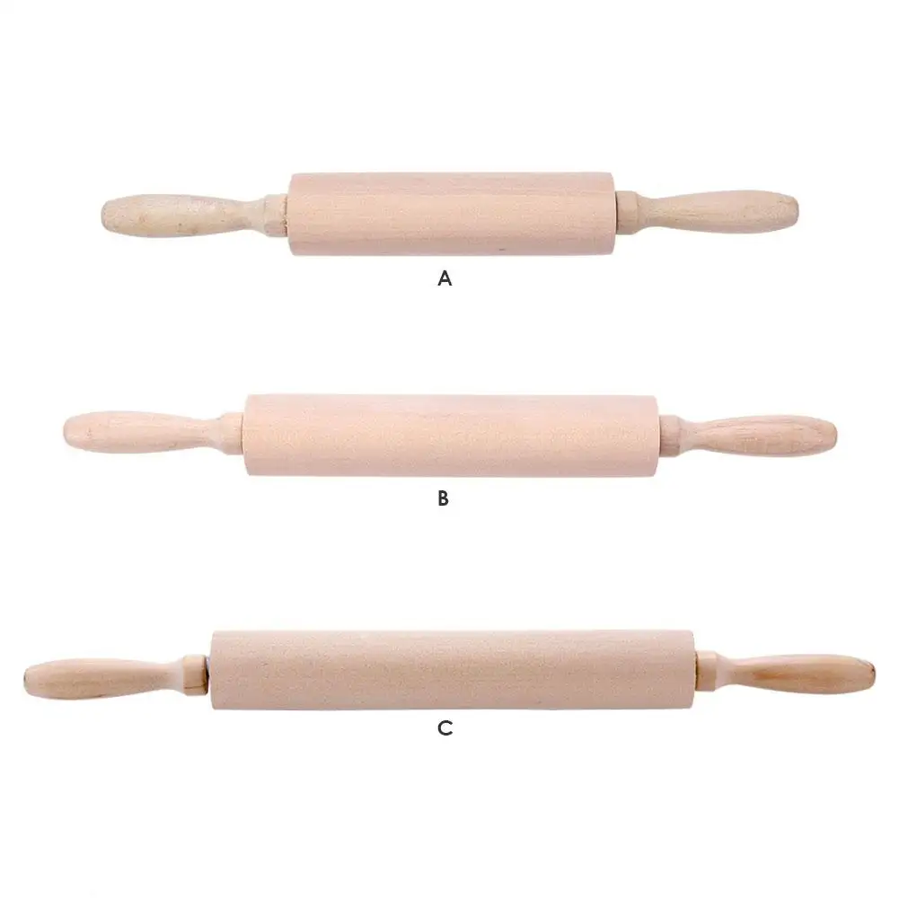 Kitchen Wooden Rolling Pin Fondant Cake Baking Cookies Biscuit Fondant Cake Dough Roller Kitchen/Bakery/Household Accessories