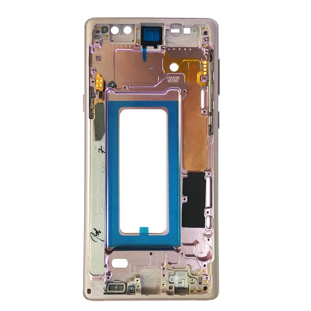 Корпус средняя рамка для samsung Galaxy Note 9 N960 Note9 передняя рамка ЖК-экрана Панель спины плитов и Корпус задняя крышка с инструментами