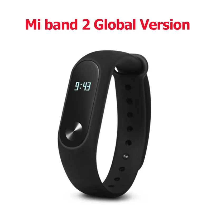 Xiaomi Mi Band 2/3 умный Браслет фитнес-трекер монитор сердечного ритма OLED дисплей тачпад Bluetooth 4,2 водонепроницаемый браслет - Цвет: band 2 Global Ver