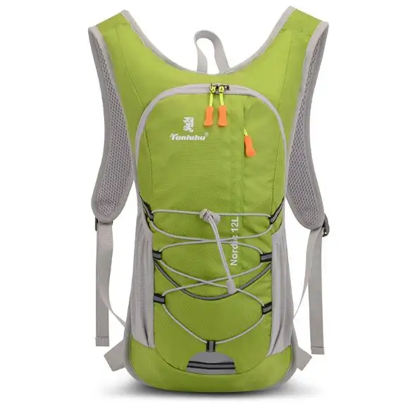Беговая сумка Marathon TANLUHU 692 нейлон 12L спортивная сумка Велоспорт рюкзак для 2L водонепроницаемый рюкзак для активного отдыха альпинистская походная сумка - Цвет: Green no water bag