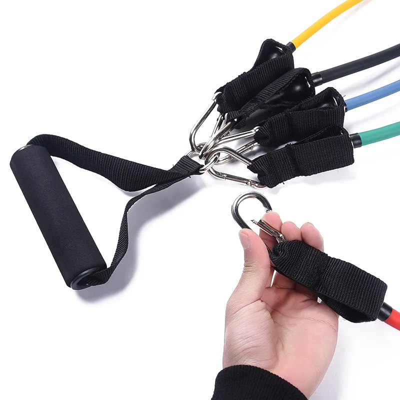 Chest Expander 7 Article Deconstructable Latex Pull Rope Fitness Equipment Household Portable Fitness Suit