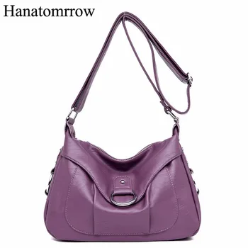 

Luxury Handbags Women Bag Designer Pu Leather Soft Messenger Bags Fashion Ladies Shoulder Bags Mother Crossbody Bags