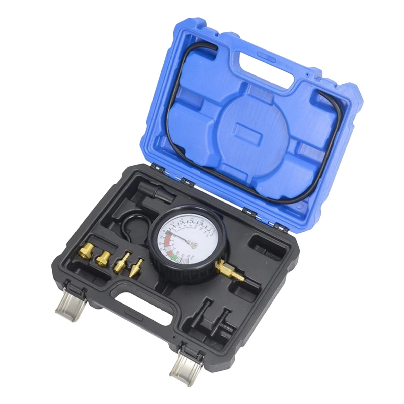 Vacuum Fuel Pump Pressure Testing Gauge Set Tool Kit In Case