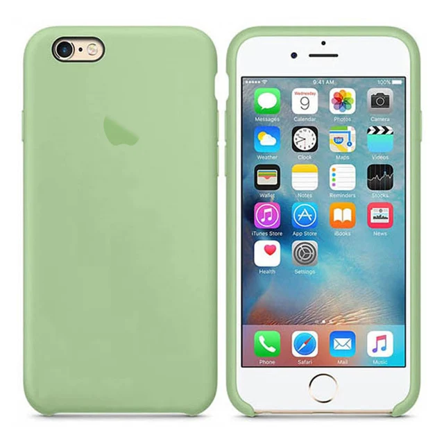 color6 Силиконовый чехол для iPhone 11 Pro Max X XR XS Max задняя крышка с логотипом чехол для телефона для iPhone 7 8 6 6s Plus чехол Capa - Цвет: color6