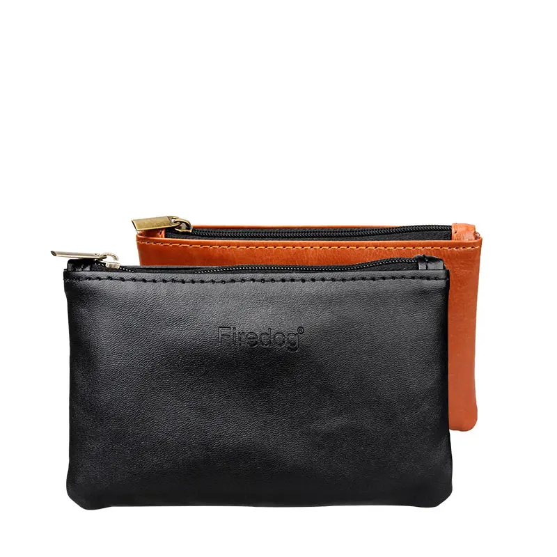 

14*10cm Soft Leather Pure Cowhide Tobacco Pouch Black Portable Single Double Pipe Tobacco Storage Coin Purse Fashion Gift