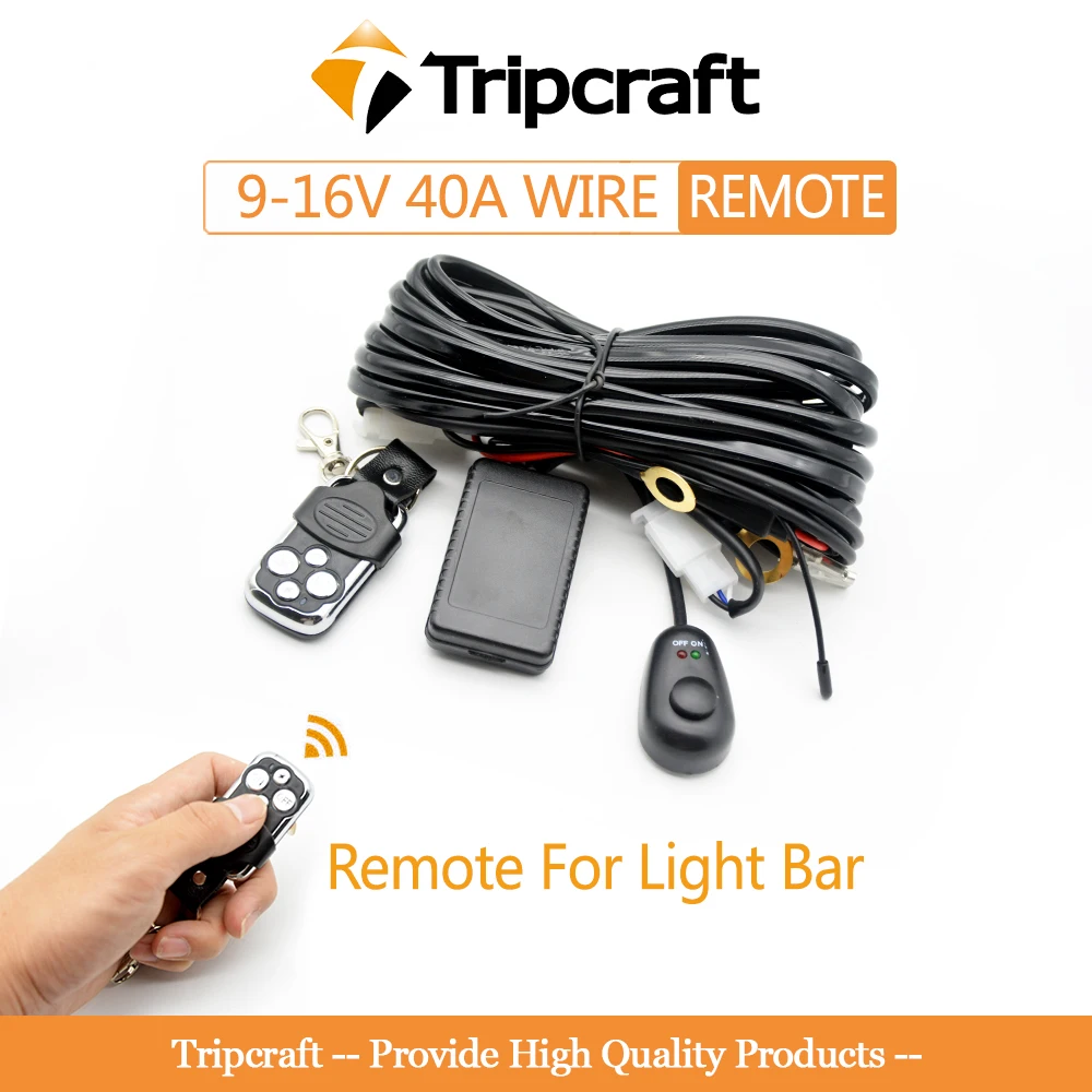 Tripcraft 8D 4-32in Tri Row Offroad Light Bar Remote Wire kit Combo Beam for Car Tractor Boat OffRoad 4x4 Truck SUV ATV 12V 24V