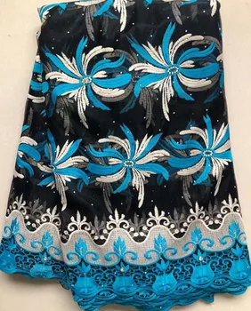 

african lace fabric 2020 high quality lace fabric with stones african net french laces 5yards african fabric wholesale ALL4769