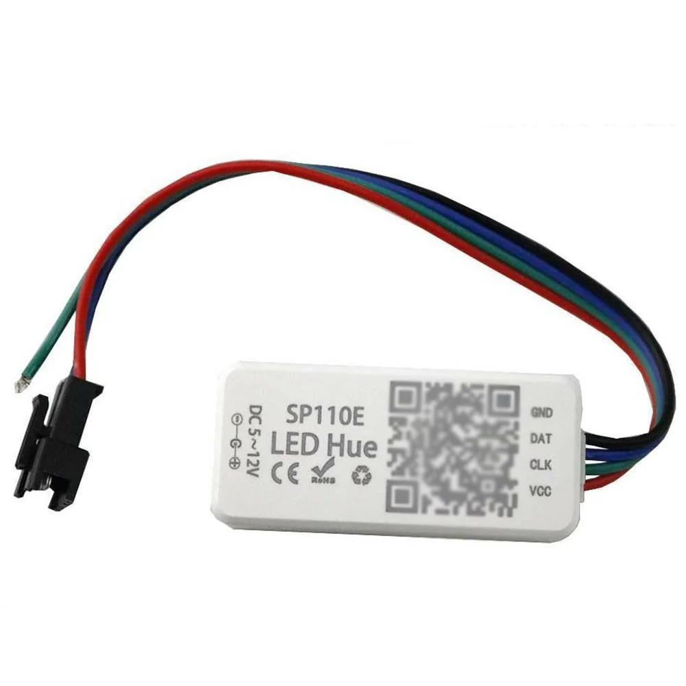

SP110E Symphony Bluetooth Controller WS2811 WS2812B WS2813 USC1903 Pixel Strip Light with Controller DC5-12V 20mA~40mA