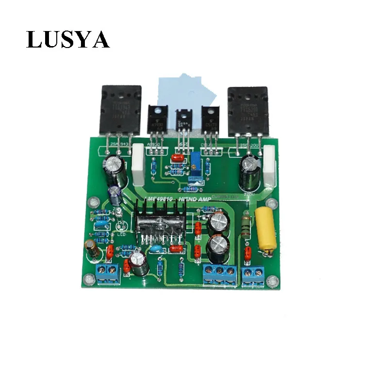 Lusya 1 шт. LME49810 HIFI моно усилитель мощности плата 100 Вт 8R без IC DIY аудио | Электроника