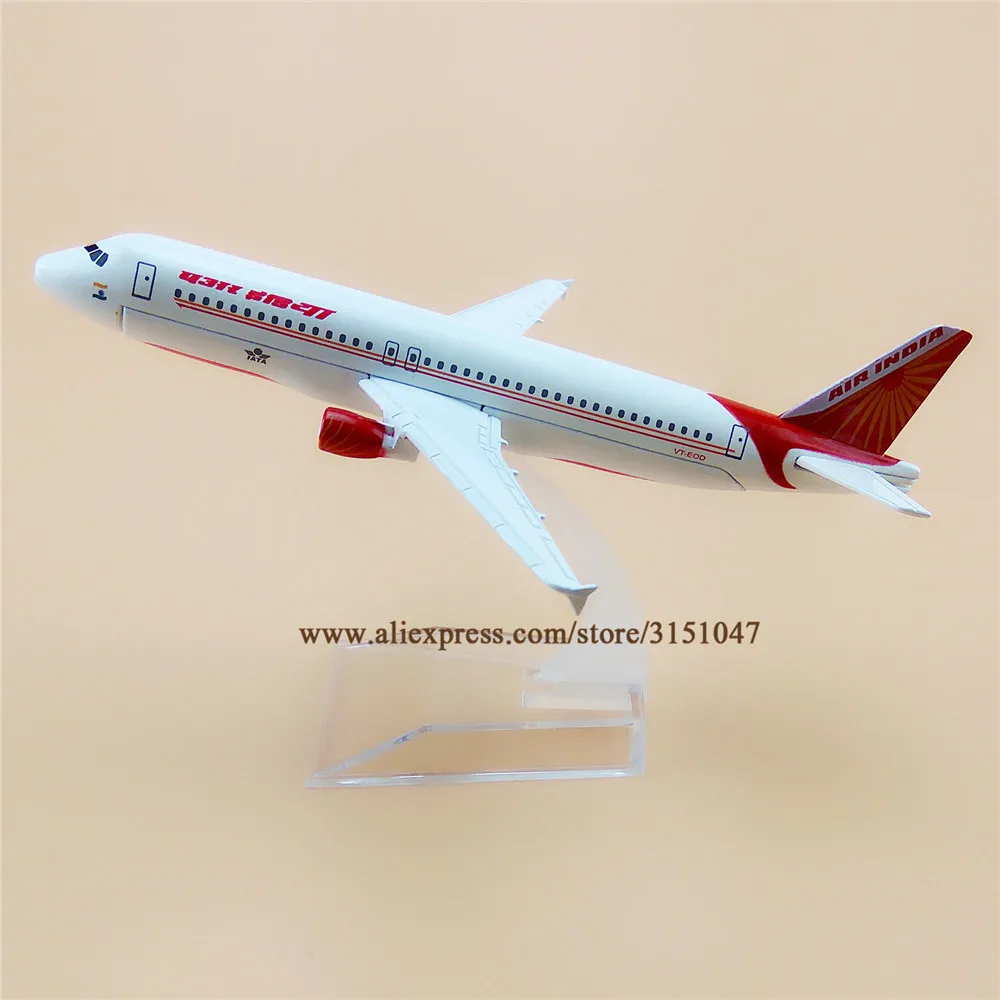 16 см белый воздух Индия A320 Airbus 320 Airways Airlines металлический сплав модель самолета