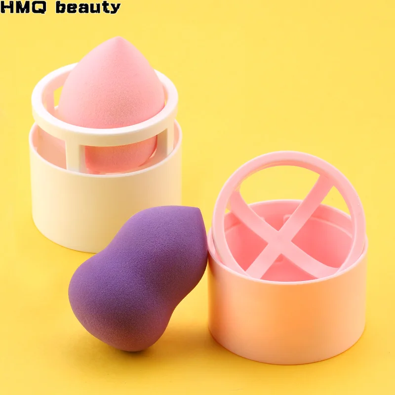 

1pcs makeup sponge puff storage stand removable washable Empty Cosmetic Puff Holder Stand Drying Storage Box