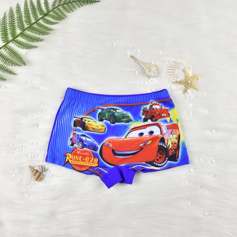 

2019 New Style Europe And America Cartoon BOY'S Swimming Trunks Korean-style Cute Children Boxer Swimming Trunks