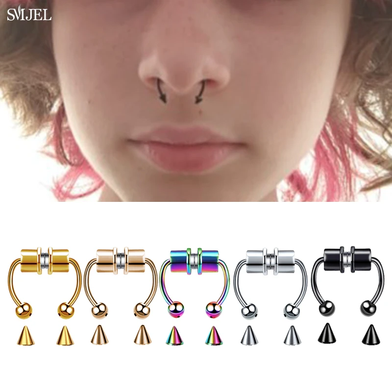 Stainless Steel Body Jewelry | Stainless Steel Nose Ring | Stainless Steel  Ear Clip - Piercing Jewelry - Aliexpress