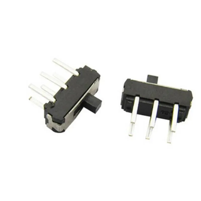500 шт. MSS22D18 Мини Миниатюрный DIP Слайдер переключатель 2P2T 6Pin для DIY электронных аксессуаров MSS-22D18