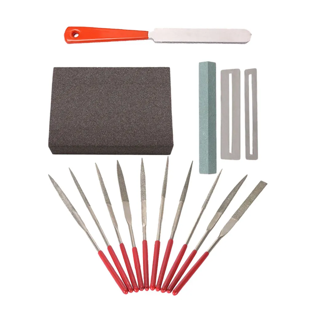 Guitar Fret Wire Crowning Luthier File+Nut Fret Files+Fingerboard Fret Guard for Guitar Bass Parts