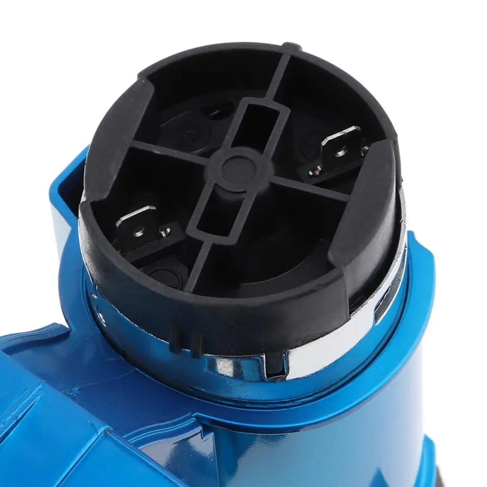 12V 139dB громкий автомобильный лак синяя Улитка Компактный двойной воздушный рожок