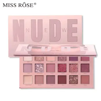 

New Satin Natural Brighten Matte Pearlescent Glitter Eye Shadow 18 Colors Pigment Eye Shadow Palette Make Up Eyeshadow TSLM1