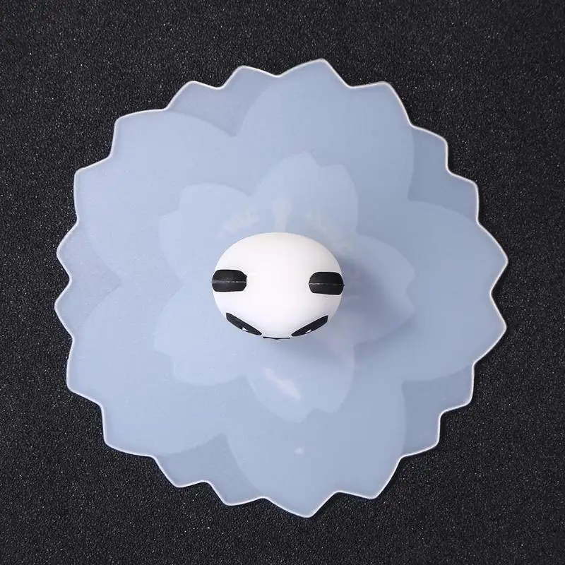 Silicone Cup Cover Transparent Cherry Shape Heat-resistant Dustproof Reuse