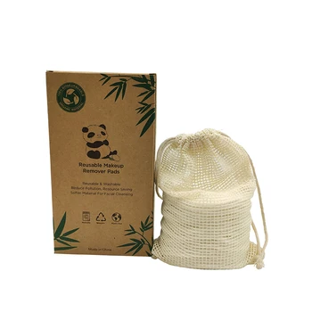 

Sopurrrdy New Fashion Reusable Portable Bamboo Cotton Charcoal Washable Rounds Makeup Removal Cotton Pad Cleansing Facial Pad
