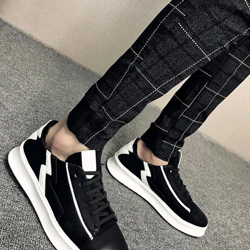 Стиль Мода Мужская Талия на резинке Досуг джоггеры спортивные брюки/мужские высококачественные Чистый хлопок плотный клетчатый карандаш брюки