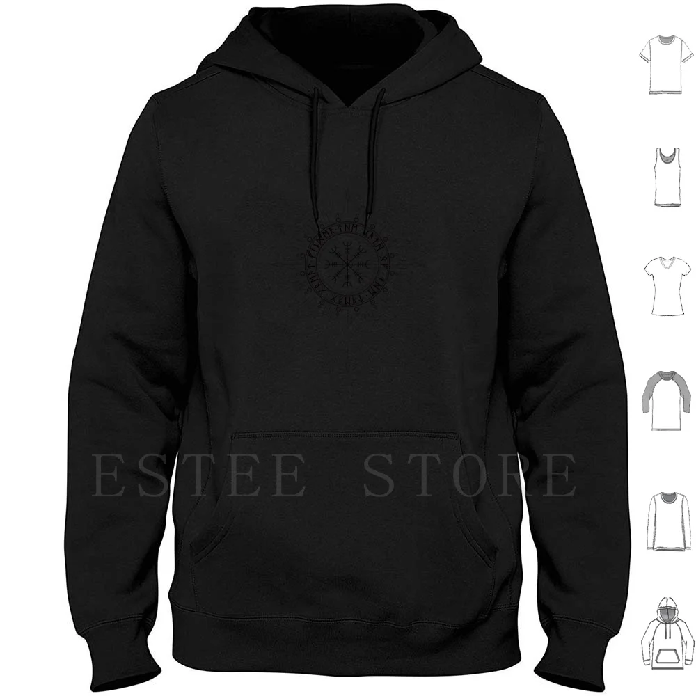 

The Pathfinder Hoodies Viking Mandala Zen Compass Flower Geometric Pattern Floral Beautiful