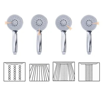 

Hand Shower Head Plastic Shower Artichoke Stylish and Multifunctional 4 Styles Sprays Лейка Для Душа Alcachofa Ducha 30AUG27
