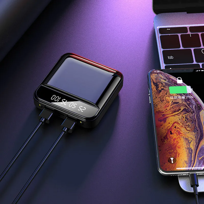 Cargador de batería externo portátil de 30000mAh, mini banco de energía para iPhone, Xiaomi, Tpye-C, pantalla digital LED - Imagen 3