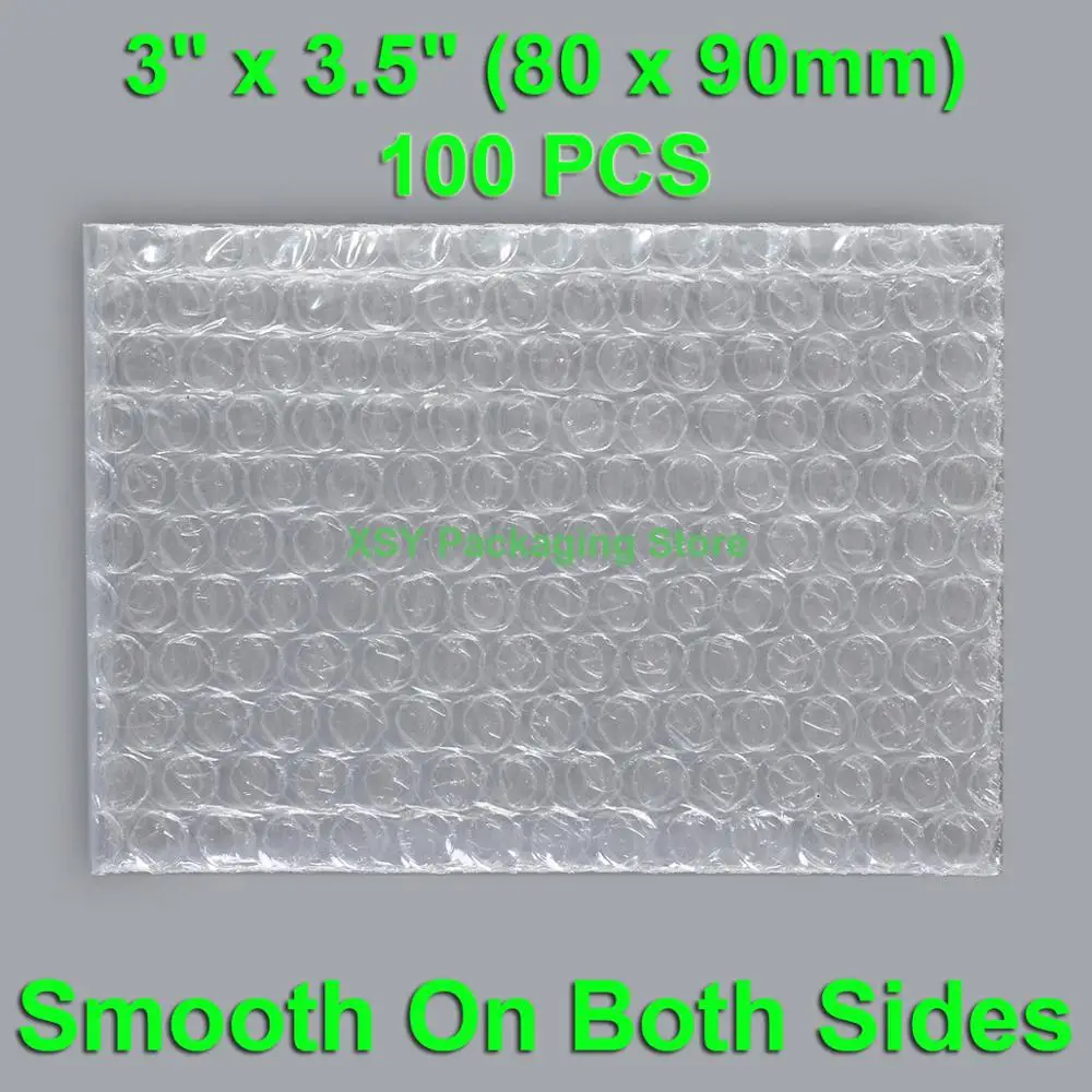 100 шт 3 &quotx 5" (80x90 мм) пузырчатые пакеты пластиковые упаковочные конверты