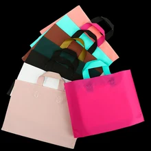 Подарочная одежда, косметическая матовая пластиковая матовая упаковочная сумка, Одноцветный рюкзак, Повседневная коробка, обувь, магазин, шоппинг, кукла