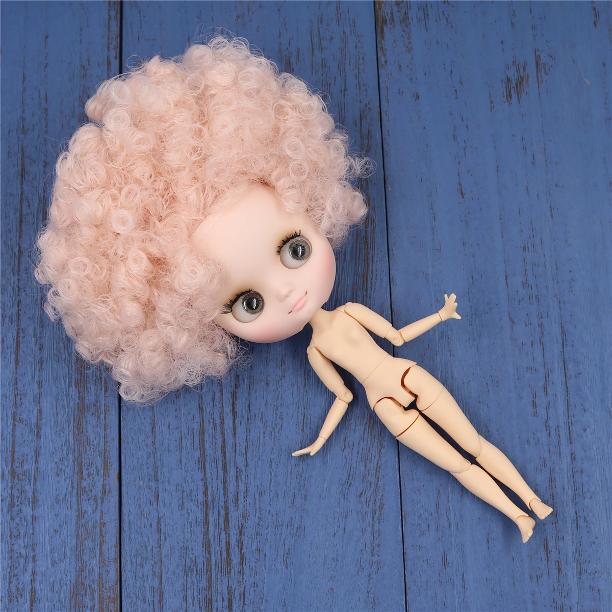 Middie Blythe Doll with Pink Hair, Tilting-Head & Custom Jointed Body 1