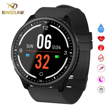 

BINSSAW Women Smart Watch Men Step Counter Fitness Tracker Heart Rate Detection Waterproof Bracelet Android IOS Smart Watches