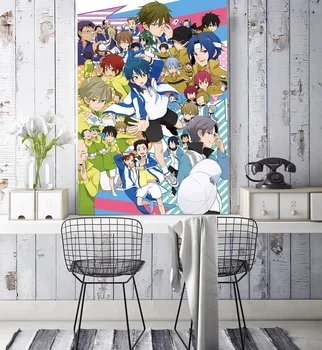 

[Self-Adhesive] 3D Campus Gathering 9656 Japan Anime Wall Paper mural Wall Print Decal Wall Murals