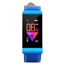1 шт. Смарт-часы с браслетом 0,9" ips цветной экран Смарт-часы с одним касанием спортивные часы 90 мАч смарт-браслет тренажеры
