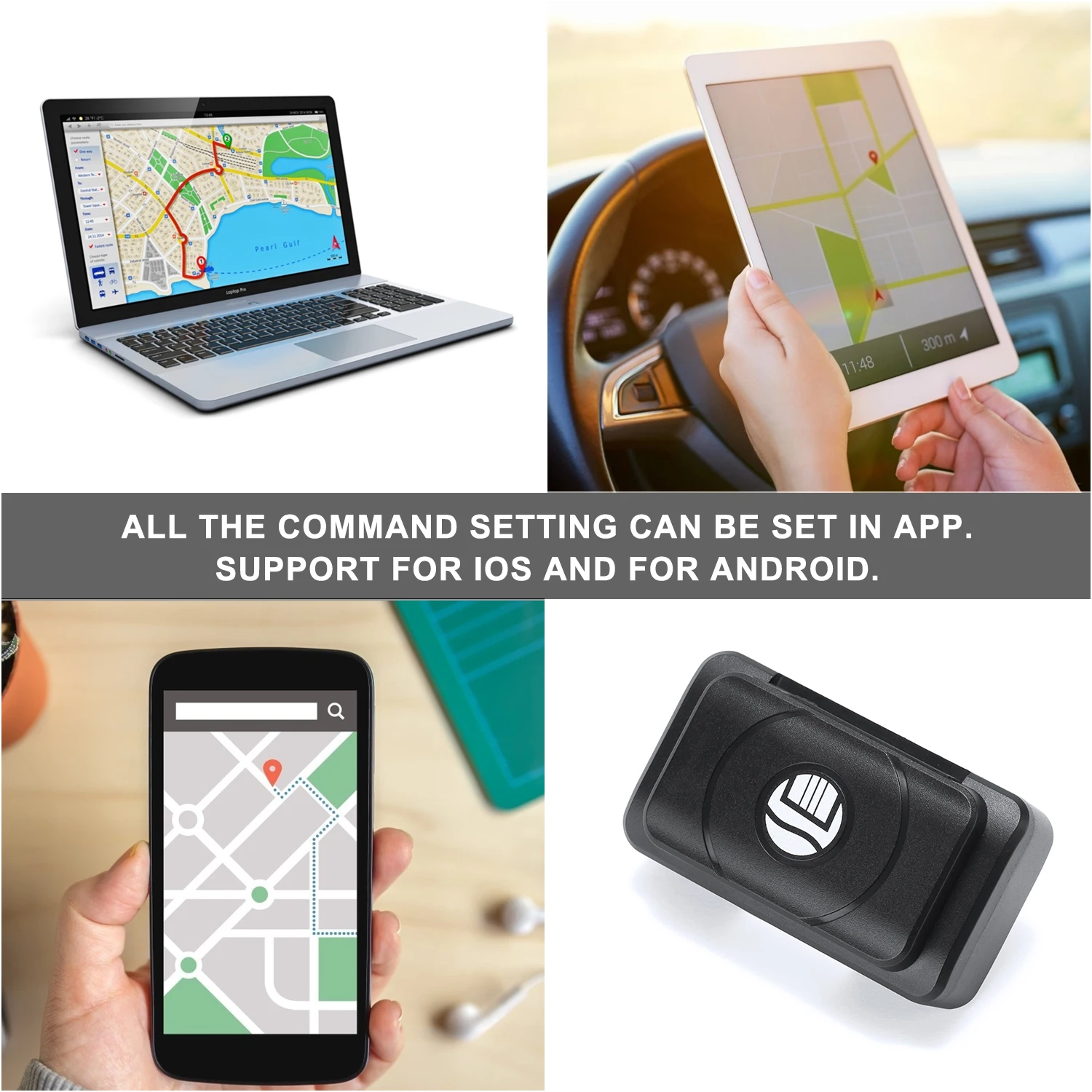 Strong Magnetic GPS Tracker 4400mAh Large Capacity GPS LBS Dual Positioning Tracking Device GSM/GPRS Remote Control Locator tracking device