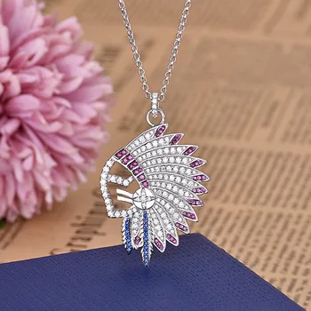 

European and American necklace diamond-encrusted Indian new exaggerated personality women's jewelry wholesale