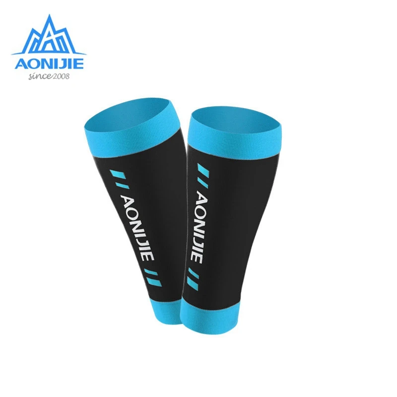 

AONIJIE 1Pair Sports Compression Leg Cover Calf Sleeves Breathable Brace Protective For Outdoor Running Marathon Jogging E4405