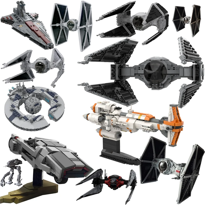 MOC Assault освещение для корабля Cruiser TIE модифицированный перехватчик Y Wing Starfighter