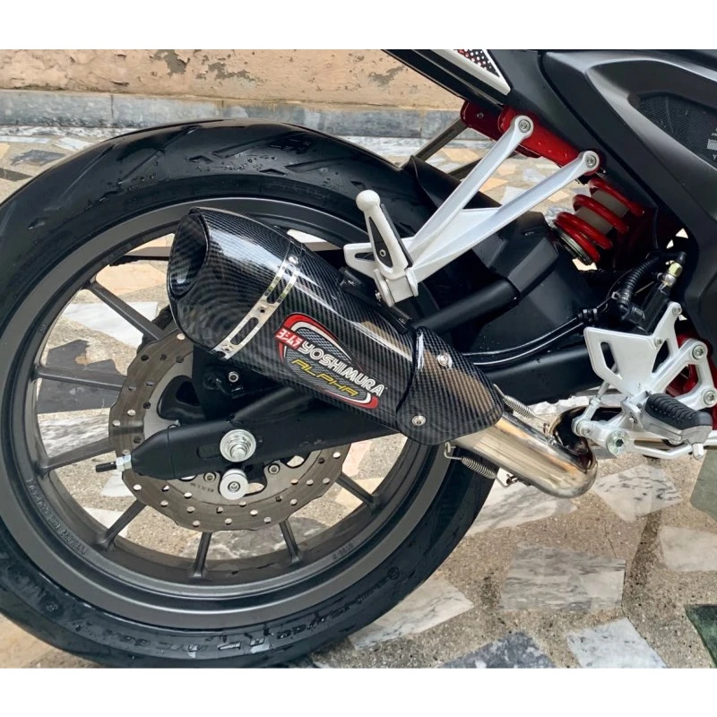 Универсальный двигатель yoshimura глушитель escape мотоцикл для Yamaha R6 mt09 ninja400 250 kawasaki z900 z1000 gsxr750 600 k8 k7