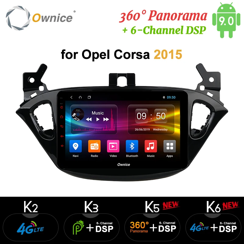 

Ownice K1 K2 K3 Android 9.0 Octa Core Car Audio DVD Player for Opel Corsa 2015 2GB RAM Radio GPS 4G LTE WIFI BT USB 32GB DAB+
