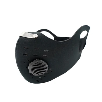

1PC Breather Valve Mask Anti-fog Haze Muffle Filtration Mask Dustproof Warm Mask Facial Protector for Allergy/Asthma/Travel