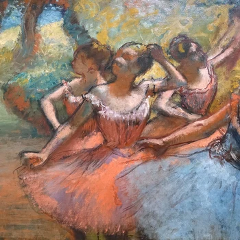 Dancing Class Ballet Paintings by Edgar Degas Printed on Canvas 21