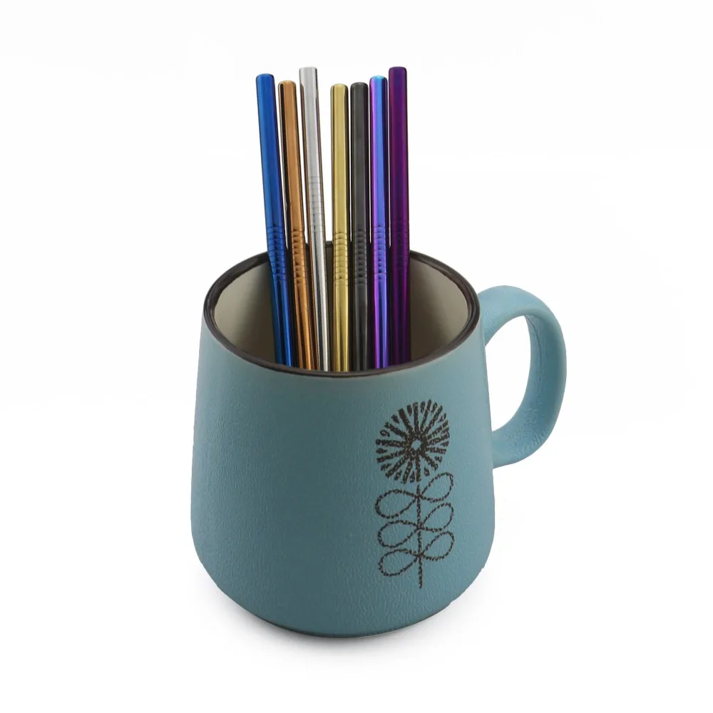JANKNG-Short-16cm-Colorful-Metal-Straw-3-Pcs-Stainless-Steel-Straws-Reusable-Bent-Straw-Mug-Coffee (3)